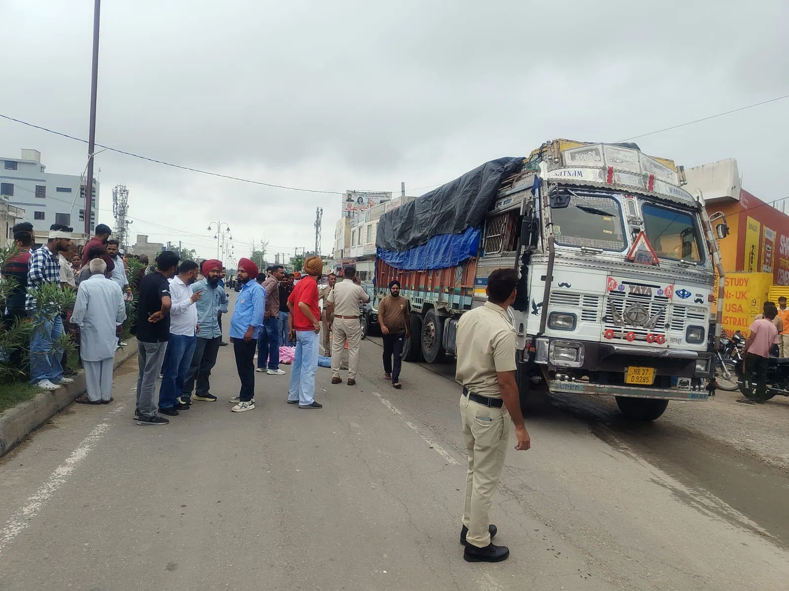 Ambala Vita Milk Truck Accident
